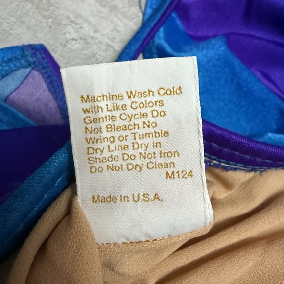 Vintage‎ 80s Jantzen Swimsuit Size 10 Halter Dress w/ Bottoms Strapless Stripes - Picture 3 of 9